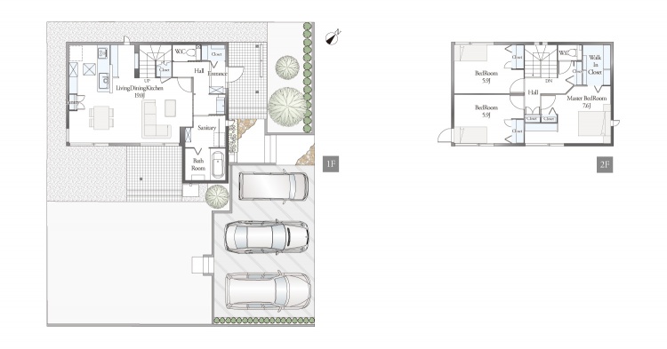 対象物件の間取り図です。
