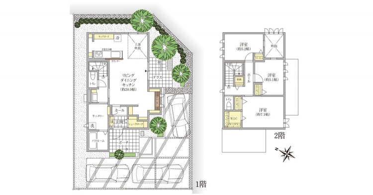 対象物件の間取り図です。