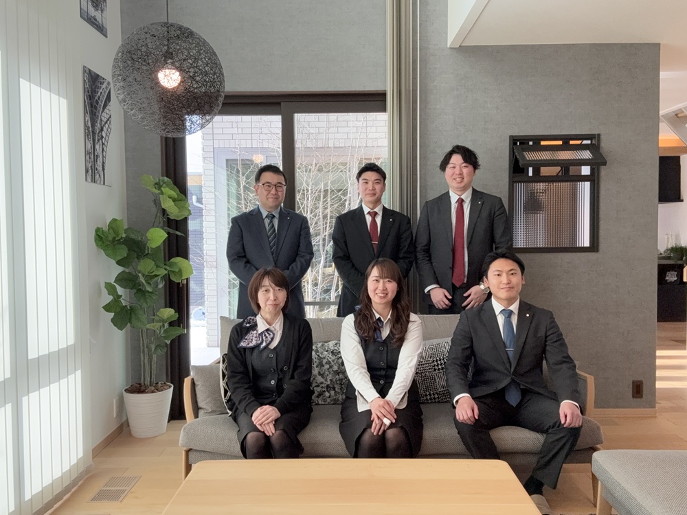 会津展示場スタッフ写真です。