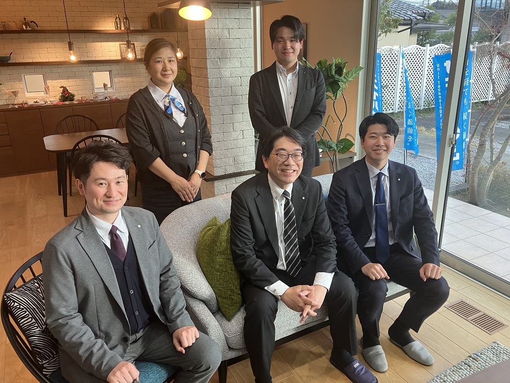 原町展示場スタッフ写真です。