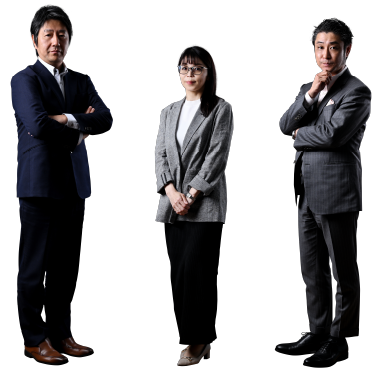 スタッフ3人のイメージ画像
